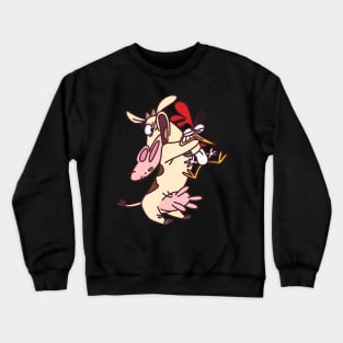 Cow Loves Chicken Crewneck Sweatshirt